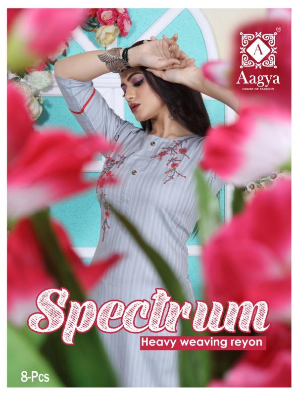 Aagya Spectrum Rayon Designer Exclusive Kurti Collection